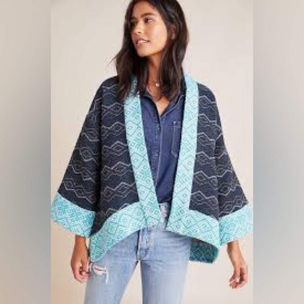 Akemi+ Kin Anthropologie Women’s Edith Kimono Boho One Size